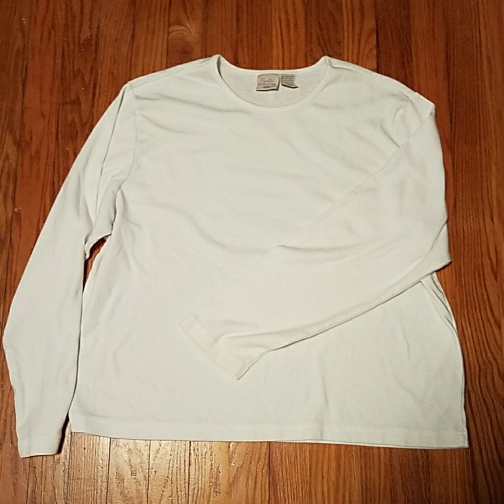 Soft white long sleeve shirt